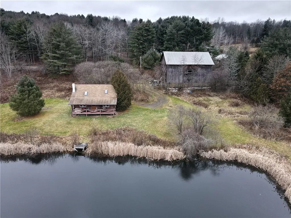 Log Cabin on 24 Acres in Marathon, NY