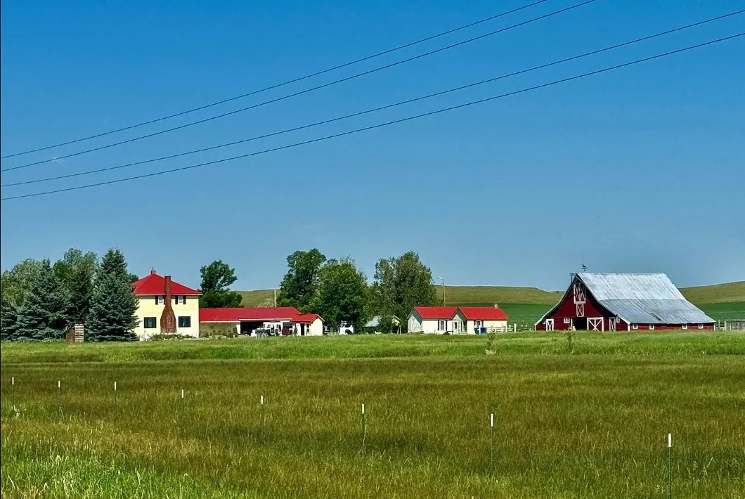 Charming Farmhouse with Mountain Views in Hobson, Montana